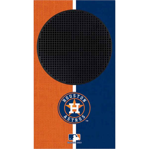 MLB Houston Astros Split Xbox Series S Console Skin
